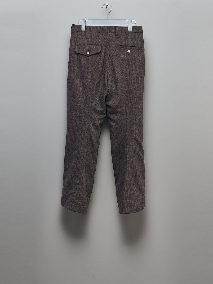 MASU（エムエーエスユー）のCENTER SEAM TROUSERS MOCHAの通販サイト 