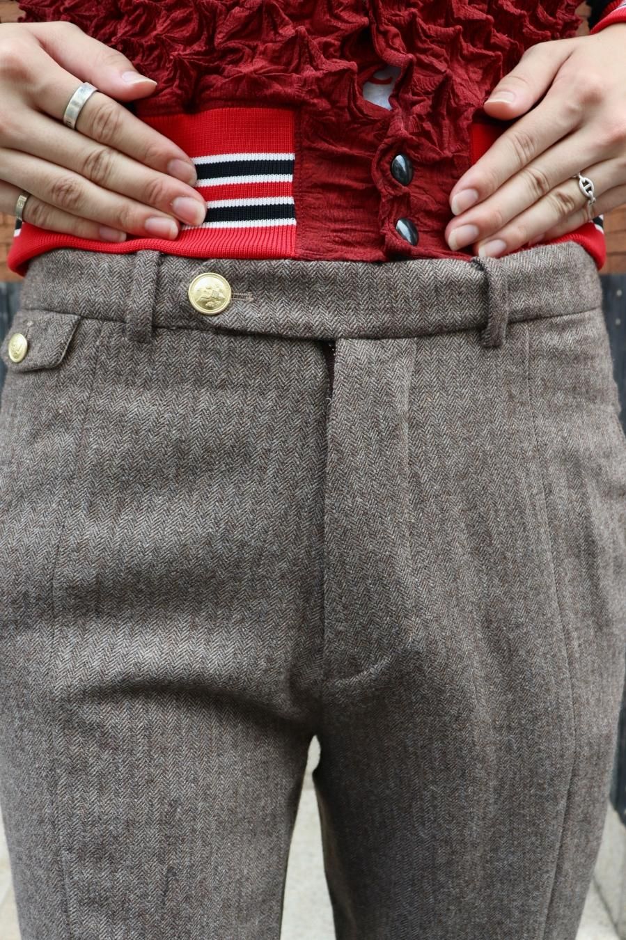 MASU（エムエーエスユー）のCENTER SEAM TROUSERS MOCHAの通販
