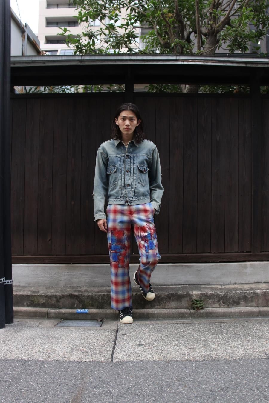 傷汚れなく新品に近い状態ですMASU 22aw RAINBOW DUST FLARE PANTS