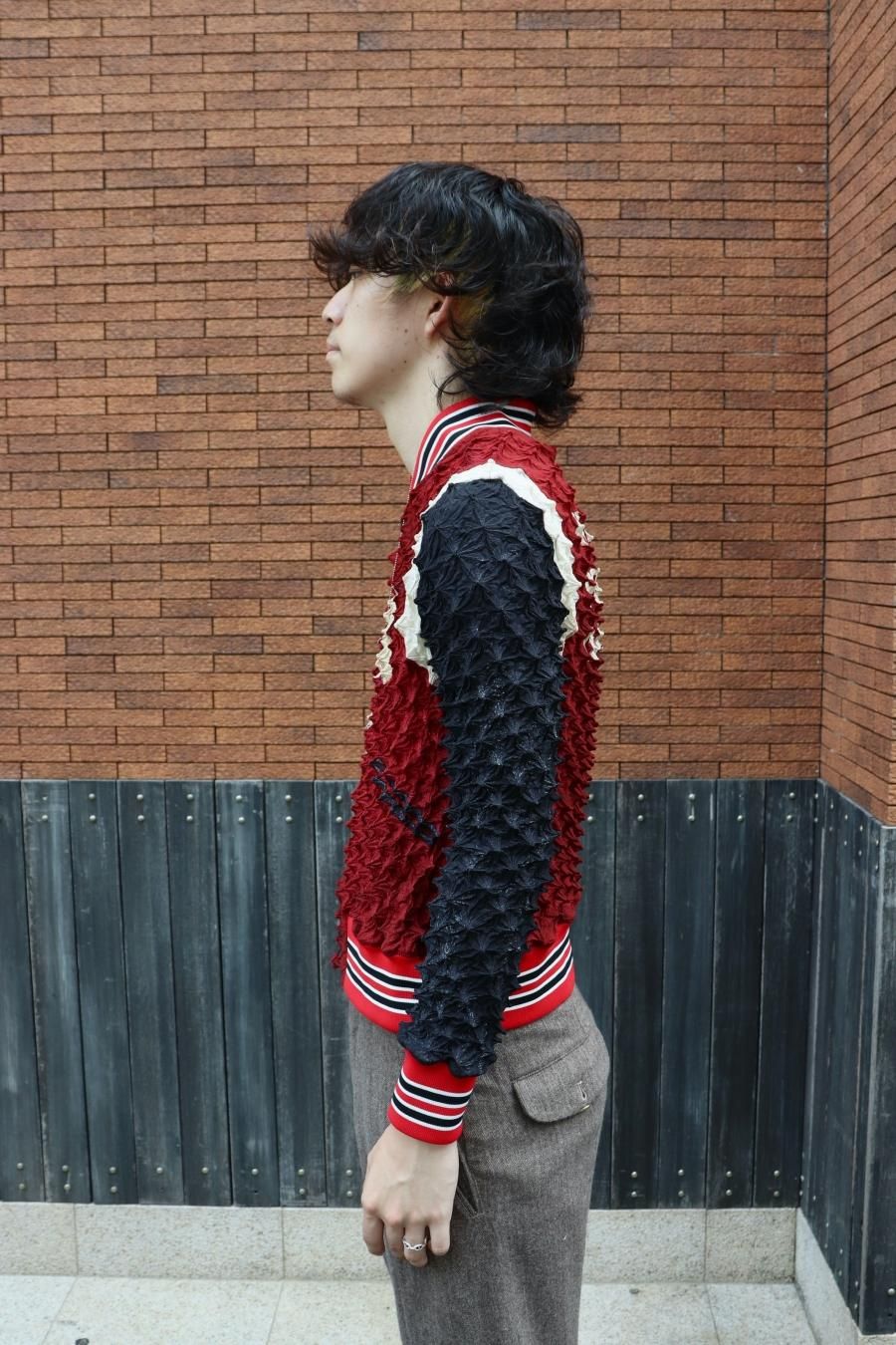 【美品】MASU SPIKY STADIUM JACKET red