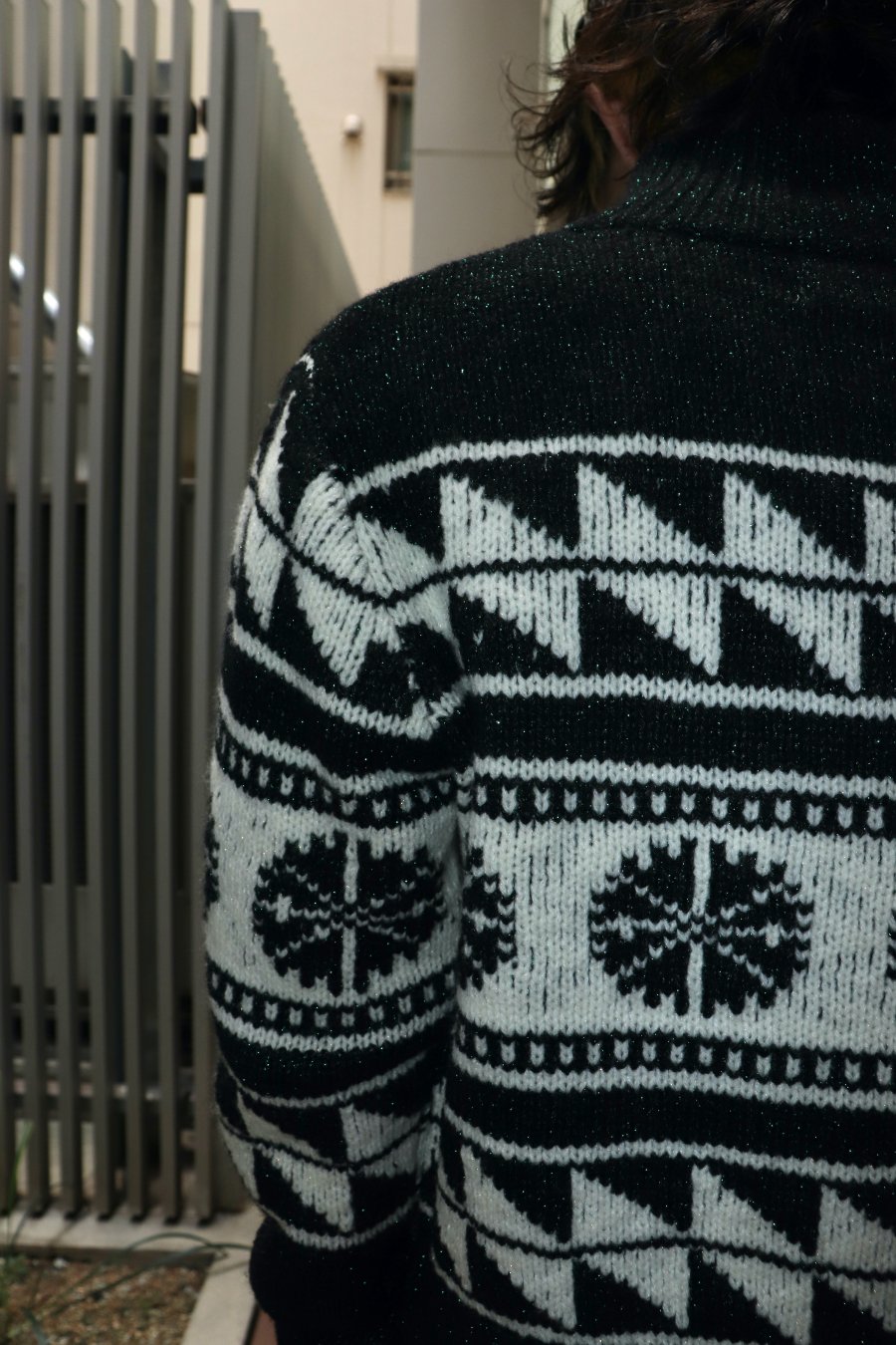 MASU（エムエーエスユー）のZIP-UP TWINKLE COWICHAN CARDIGAN DEEP