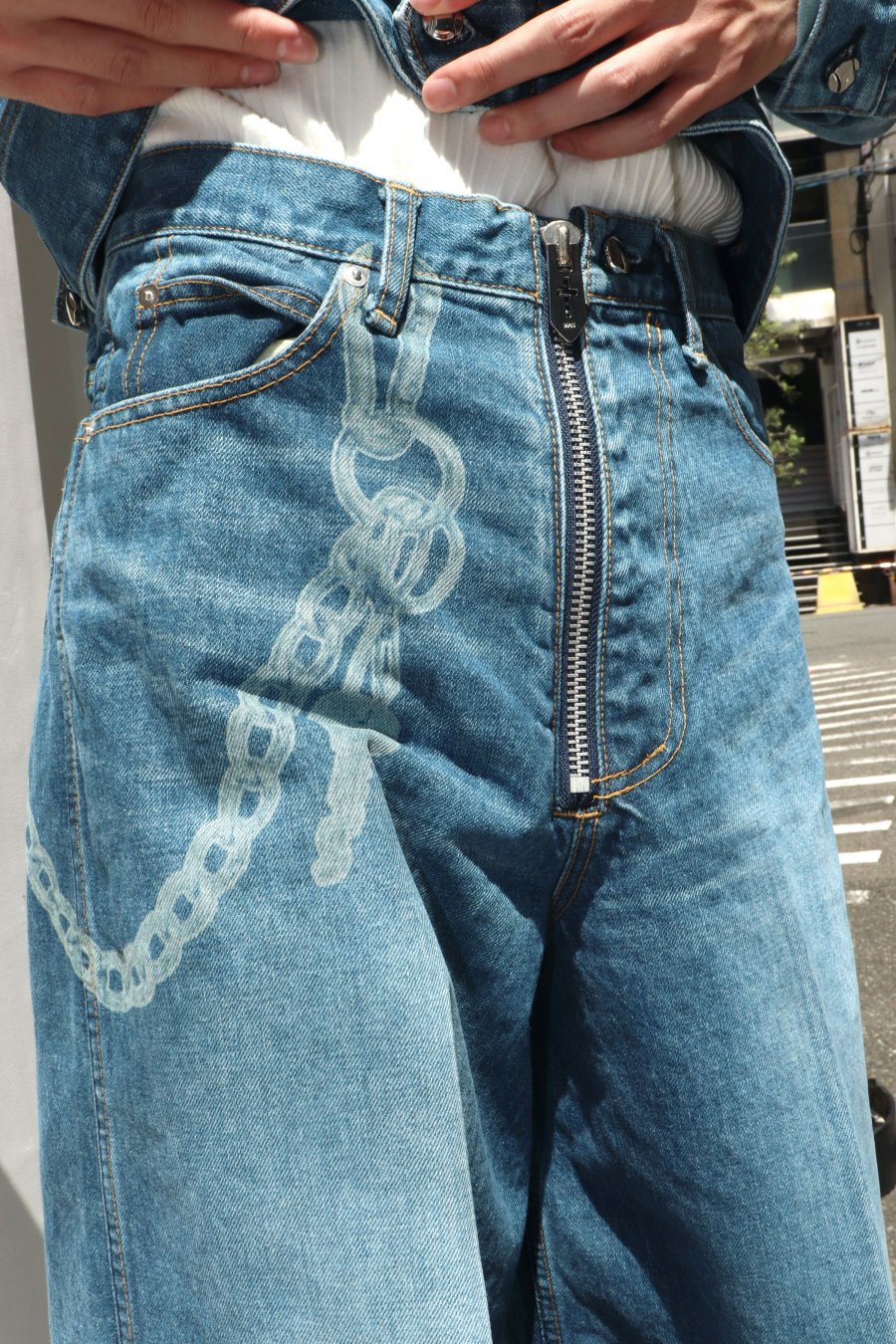 MASU（エムエーエスユー）のBAGGY FIT JEANS WALLET CHAINの通販サイト 