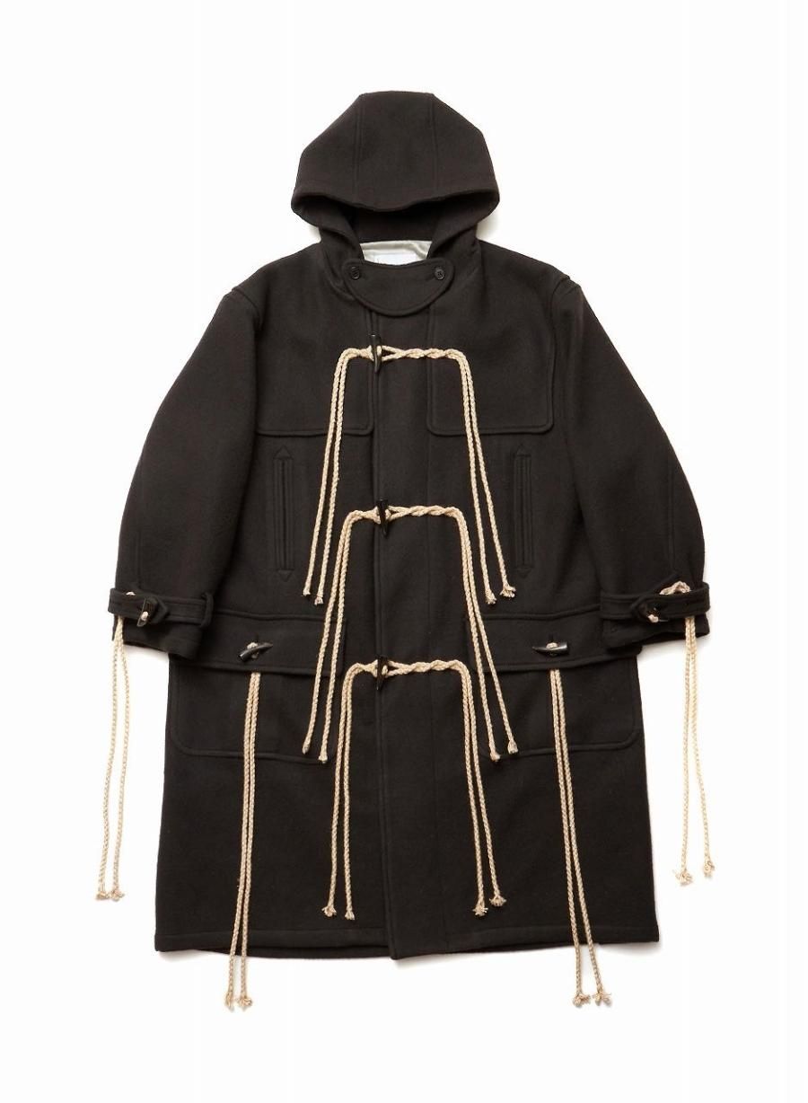 SUGARHILL（シュガーヒル）のCORDED DUFFLE COAT CHARCOAL BLACKの通販