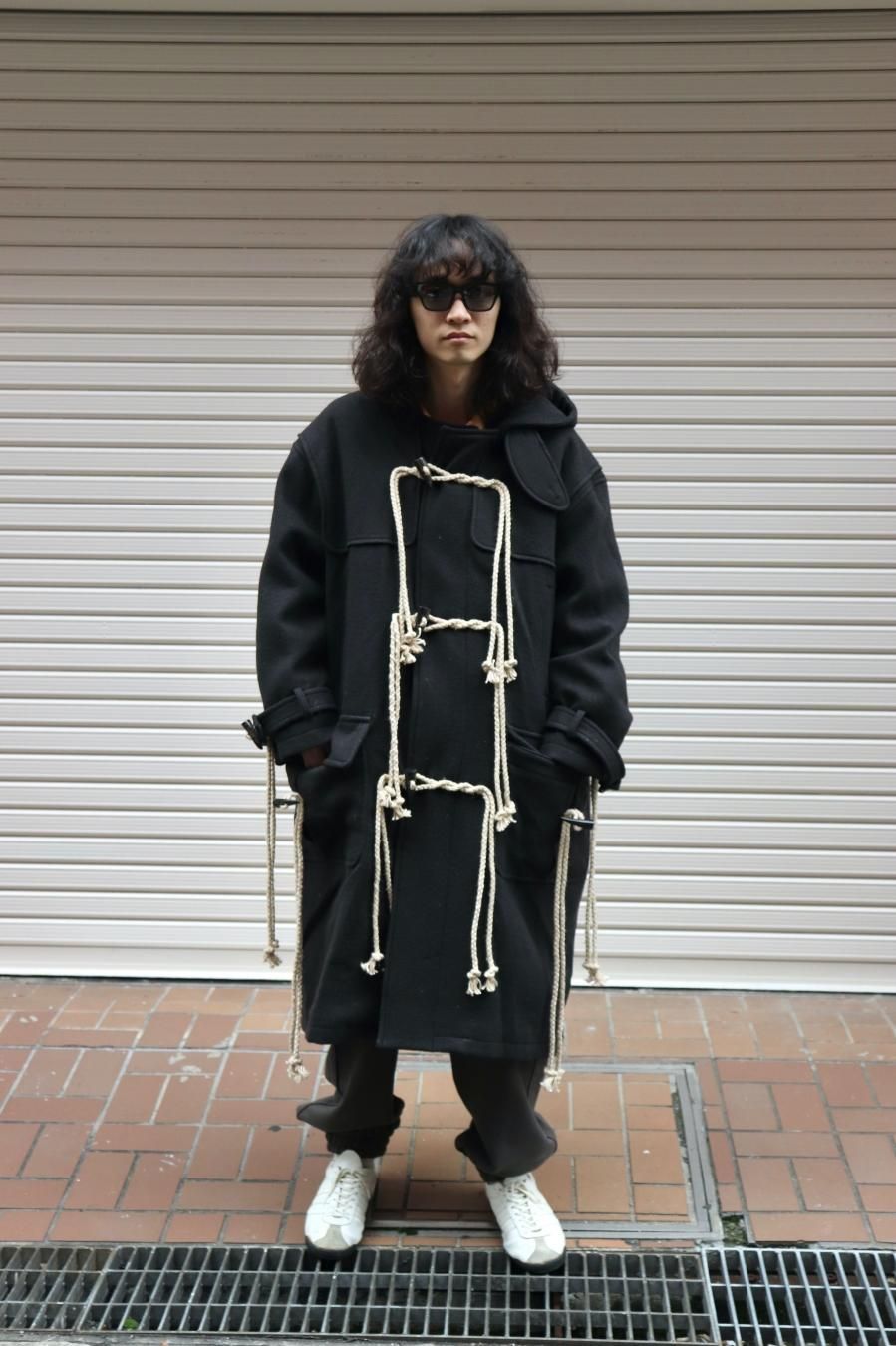 SUGARHILL（シュガーヒル）のCORDED DUFFLE COAT CHARCOAL BLACKの通販 ...