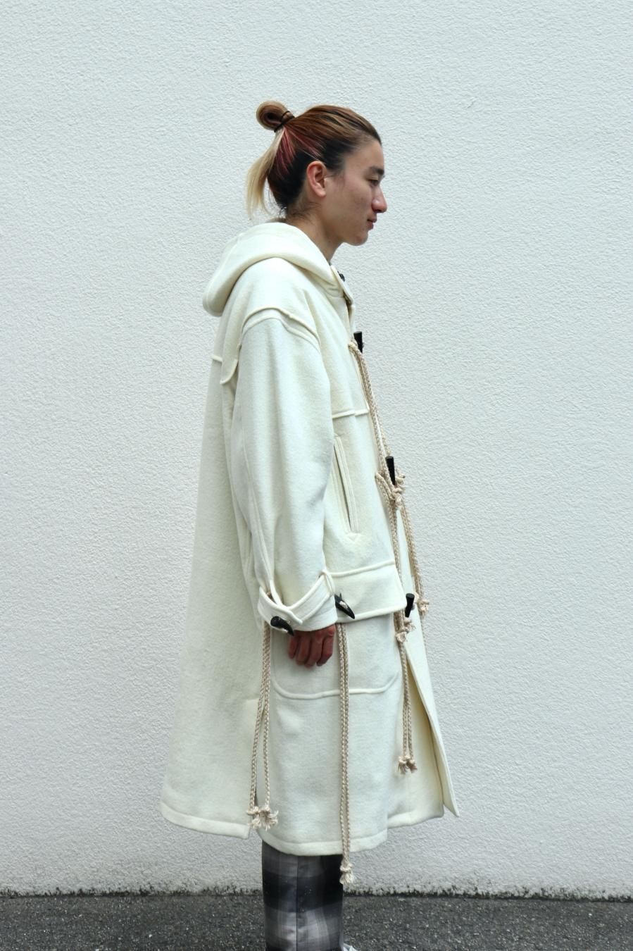 SUGARHILL（シュガーヒル）のCORDED DUFFLE COAT IVORY WHITEの通販 