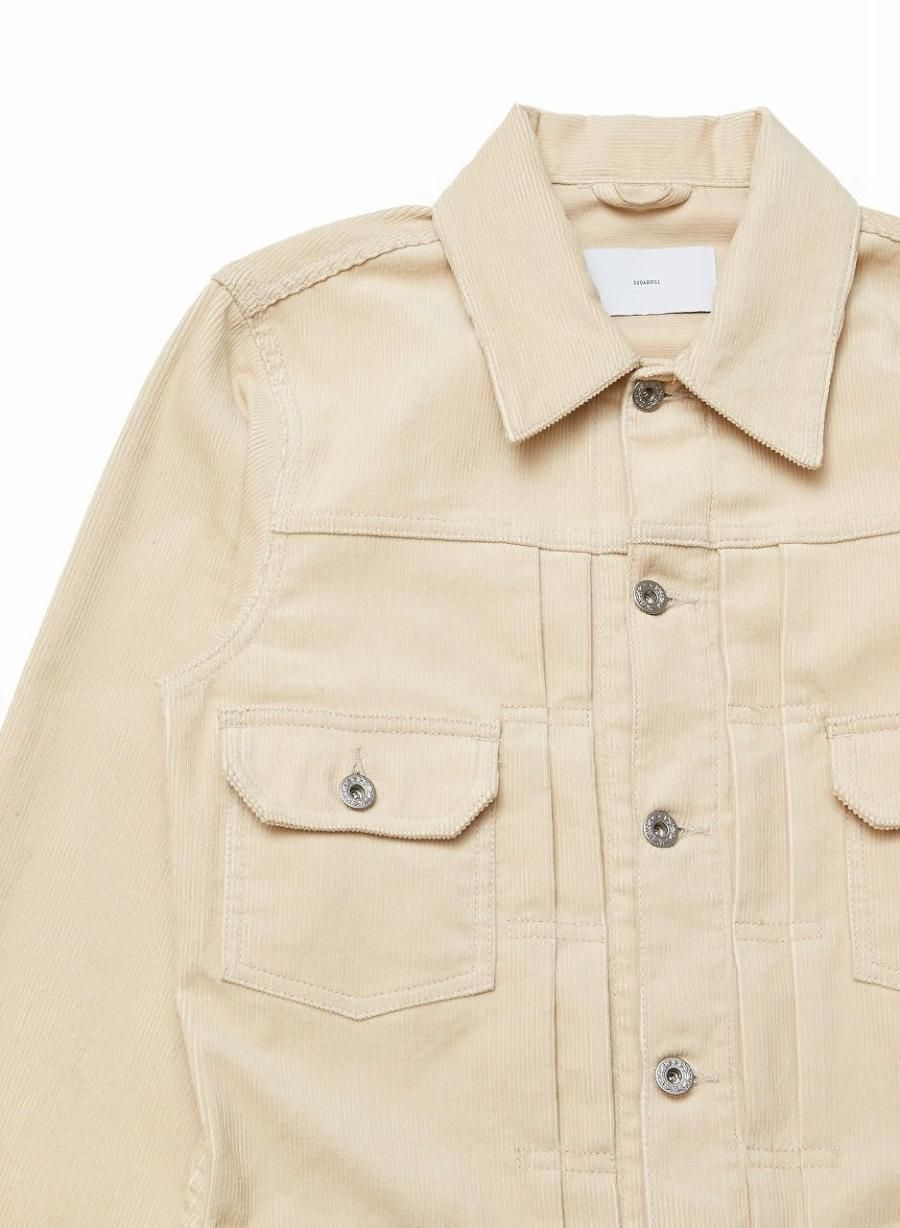 sugarhill crduroy denim jacket 22aw