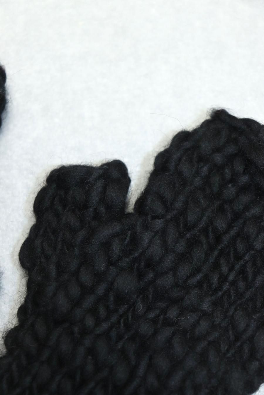 SHINYAKOZUKA(シンヤコズカ)のFINGERLESS BLACK(手袋)の通販 SHINYAKOZUKA(シンヤコズカ)のFINGERLESS BLACK(手袋)の通販