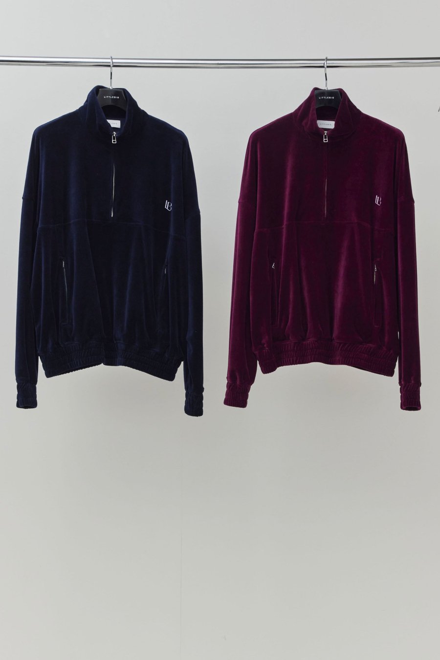 LITTLEBIG 22AW Velour Track Top(Bordeaux)<img class='new_mark_img2' src='https://img.shop-pro.jp/img/new/icons15.gif' style='border:none;display:inline;margin:0px;padding:0px;width:auto;' />