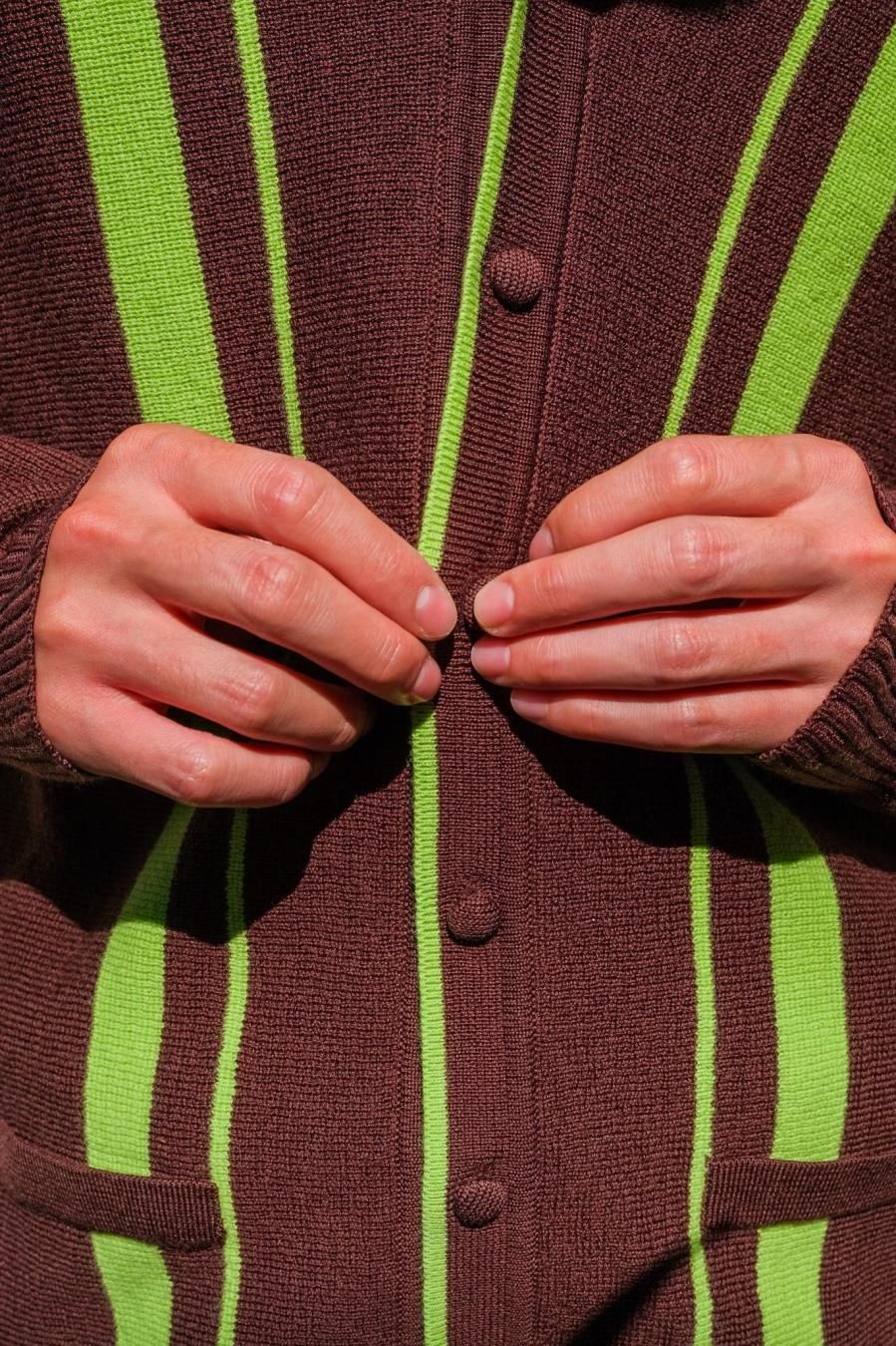 LITTLEBIG(リトルビッグ)のKnit Cardigan Black or Brown(ニット