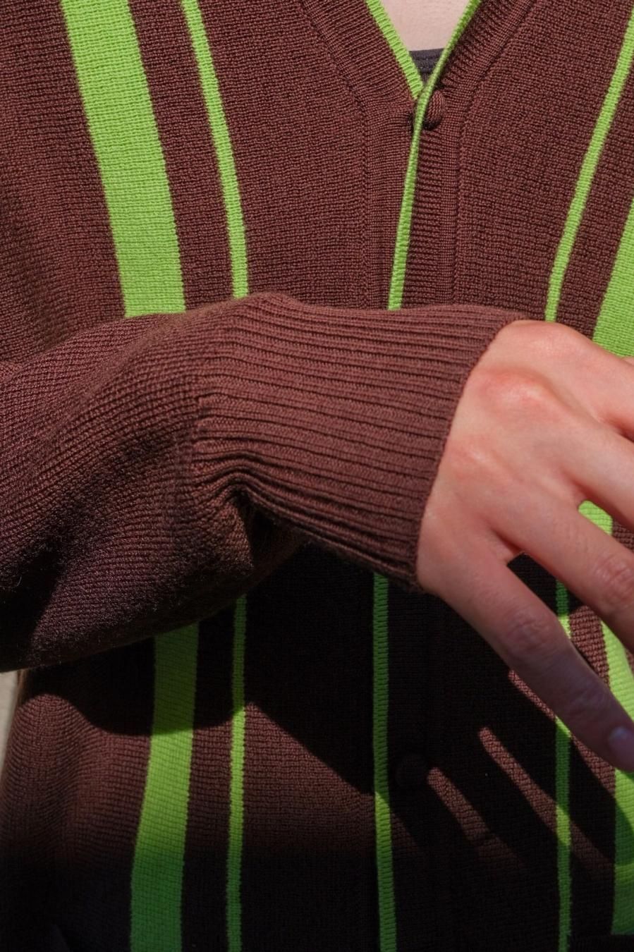 LITTLEBIG(リトルビッグ)のKnit Cardigan Black or Brown(ニット