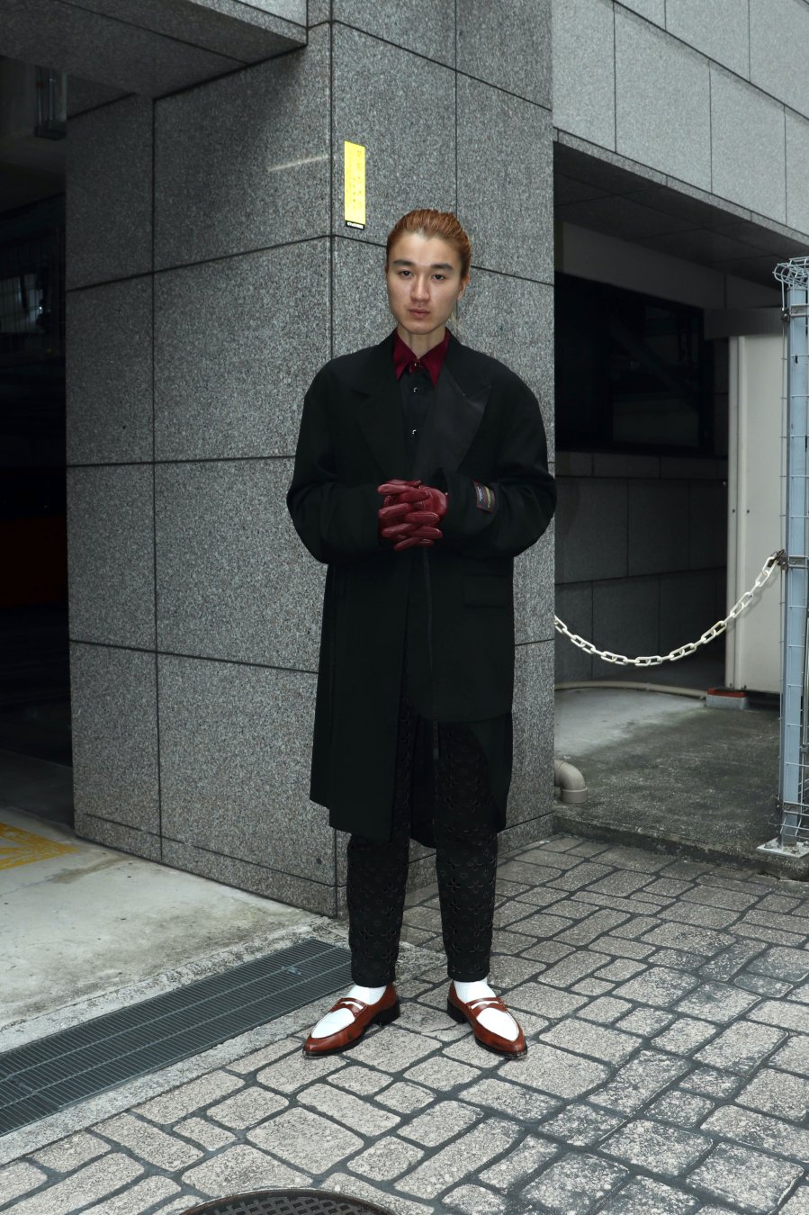 LITTLEBIG（リトルビッグ）のLeather Glove Black or Bordeaux