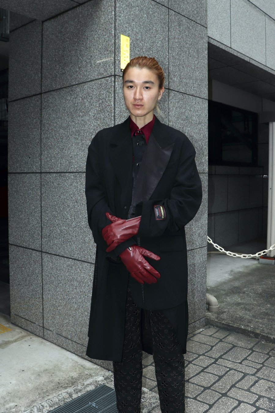 LITTLEBIG（リトルビッグ）のLeather Glove Black or Bordeaux