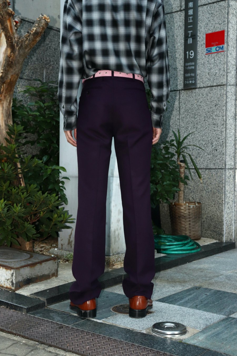 LITTLEBIG（リトルビッグ）の22aw Tucked Flare Trousersの通販サイト-大阪 堀江 PALETTE art  alive（パレットアートアライヴ）-