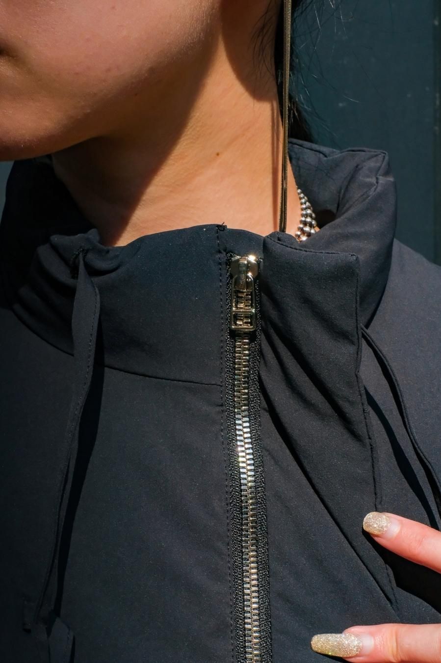 BELPER（ベルパー）のPUFF SLEEVES DOWN JACKET BLACK（ダウン