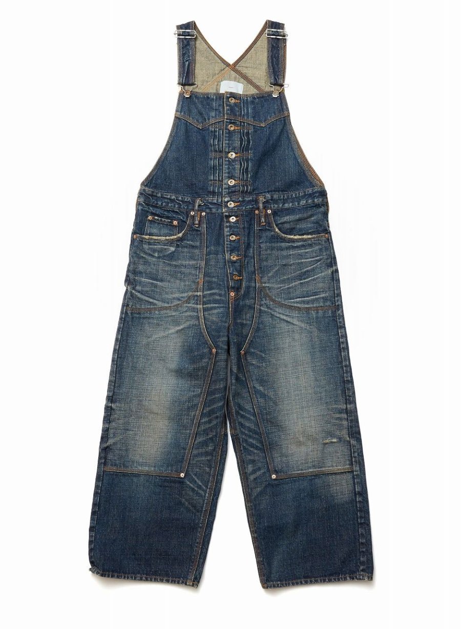 SUGARHILL  22aw MULTI FADE DENIM OVERALL (FADED INDIGO)<img class='new_mark_img2' src='https://img.shop-pro.jp/img/new/icons15.gif' style='border:none;display:inline;margin:0px;padding:0px;width:auto;' />