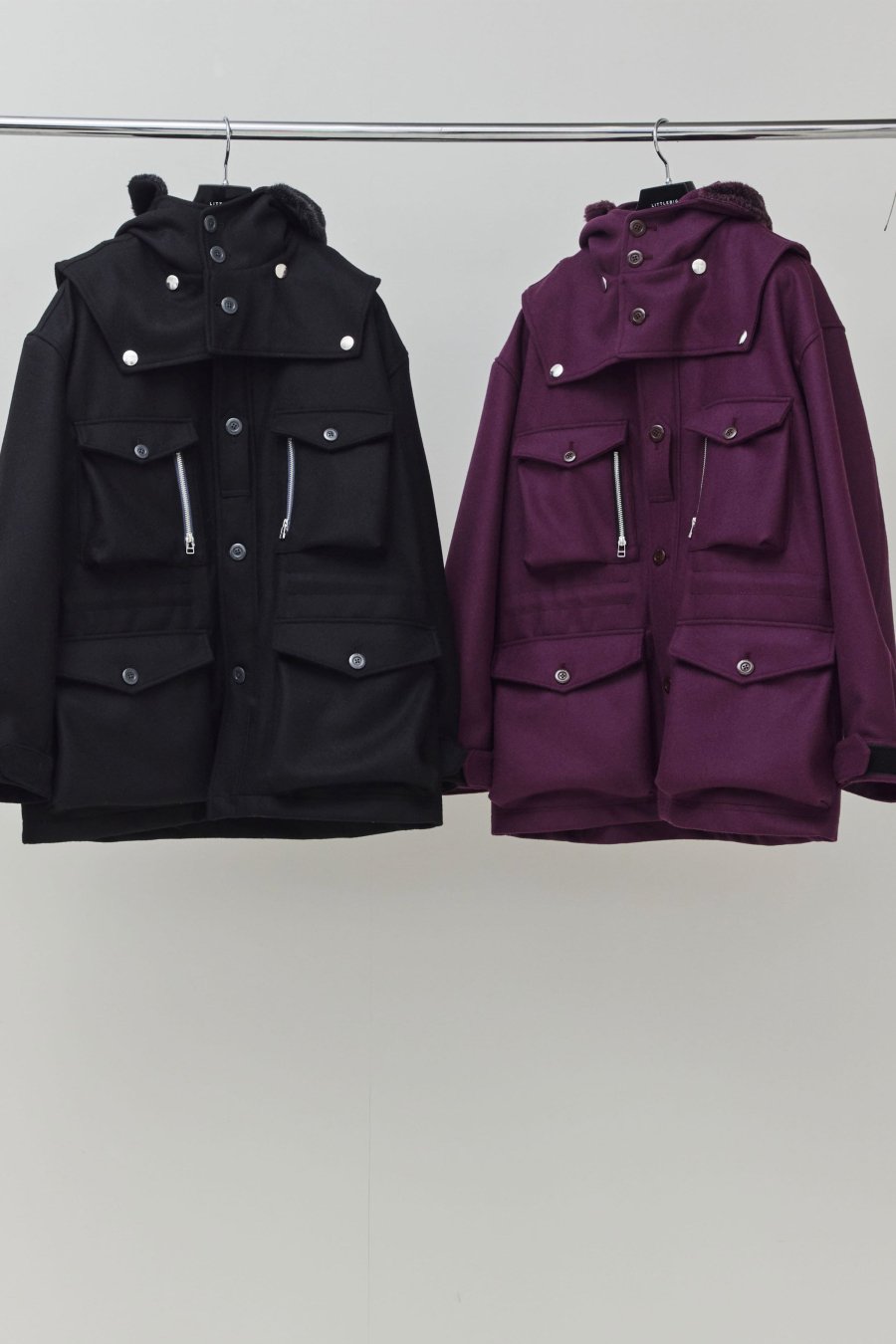 LITTLEBIG 22aw Hooded Blouson(Black)<img class='new_mark_img2' src='https://img.shop-pro.jp/img/new/icons15.gif' style='border:none;display:inline;margin:0px;padding:0px;width:auto;' />