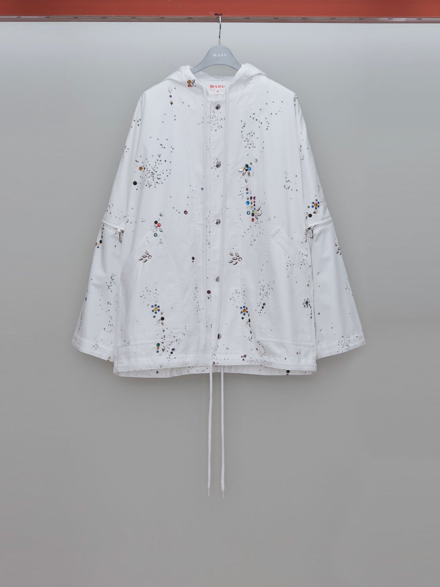 MASU 23SS SEPARATE GALAXY PARKA(WHITE)<img class='new_mark_img2' src='https://img.shop-pro.jp/img/new/icons15.gif' style='border:none;display:inline;margin:0px;padding:0px;width:auto;' />