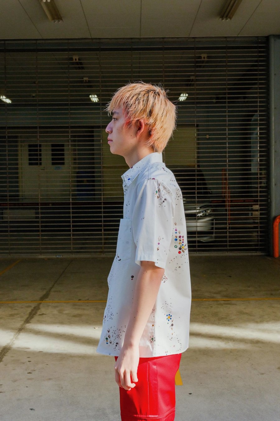 MASU（エムエーエスユー）のGALAXY SHORT SLEEVE SHIRT WHITEの通販サイト-大阪 堀江 PALETTE art  alive（パレットアートアライヴ）-