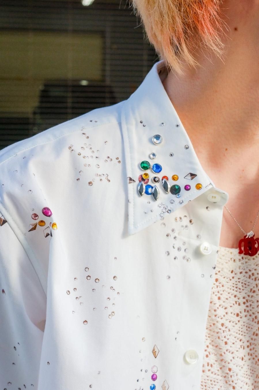MASU(エムエーエスユー)のGALAXY SHORT SLEEVE SHIRT WHITEの MASU(エムエーエスユー)のGALAXY SHORT SLEEVE SHIRT WHITEの