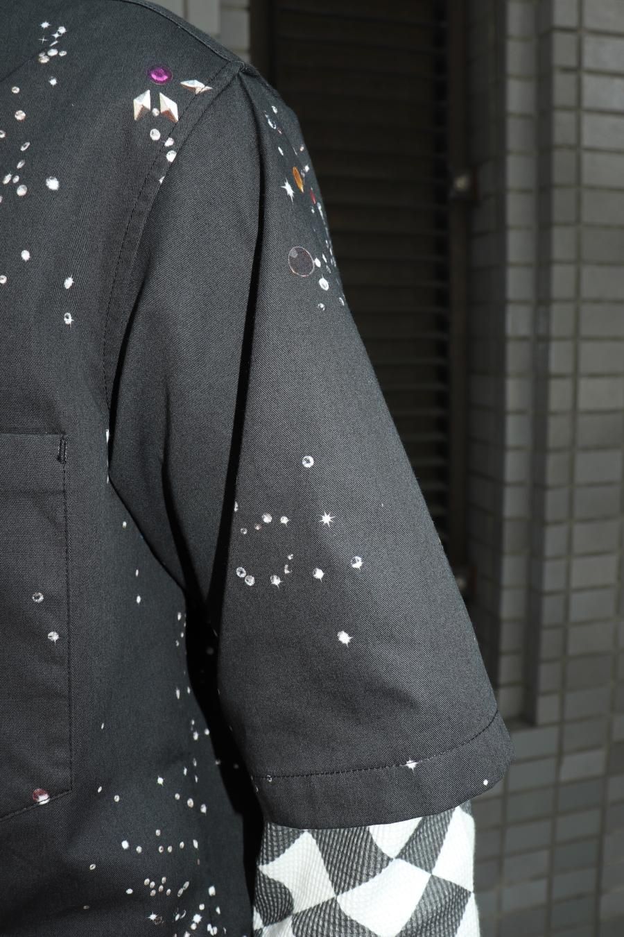 MASU（エムエーエスユー）のGALAXY SHORT SLEEVE SHIRT BLACKの
