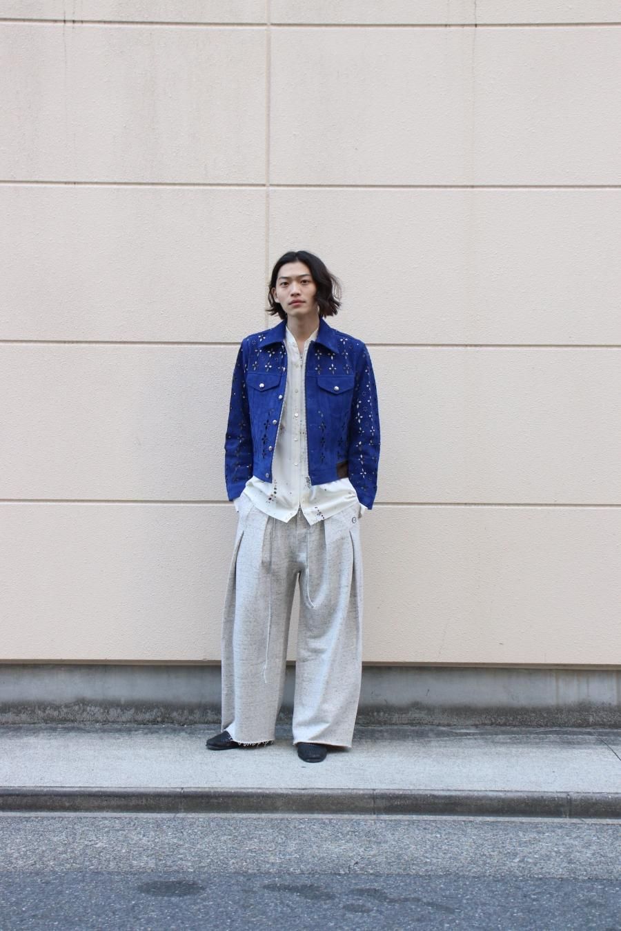 MASU（エムエーエスユー）のZIP-UP GALAXY SILK SHIRT WHIITEの通販