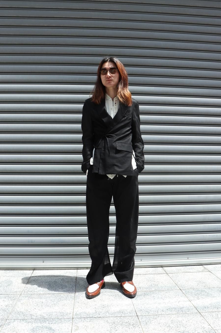 MASU(エムエーエスユー)のZIP-UP GALAXY SILK SHIRT WHIITEの MASU(エムエーエスユー)のZIP-UP GALAXY SILK SHIRT WHIITEの
