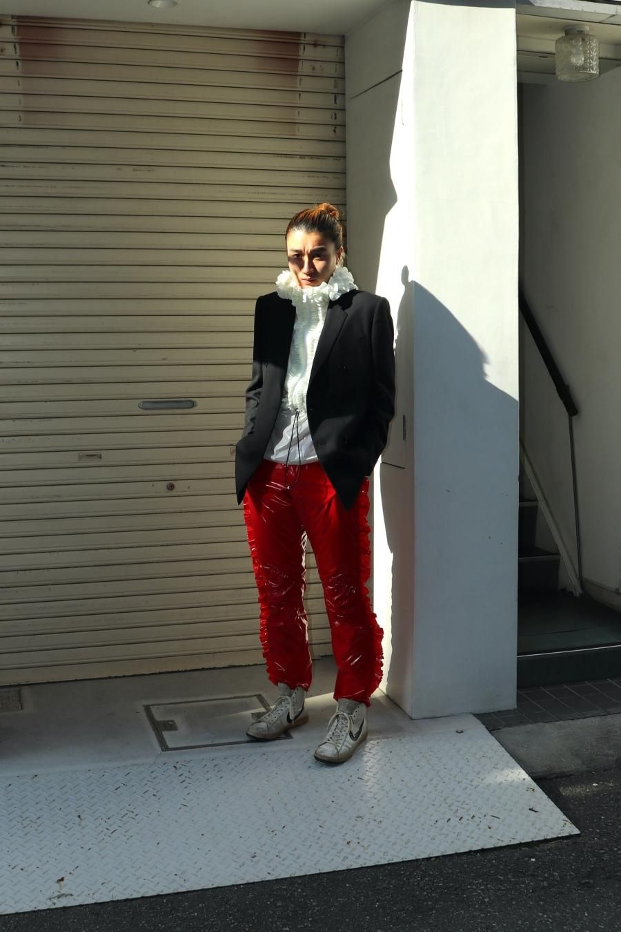 m【MASU】23ss Dancing track pants MASU（エムエーエスユー）のGALAXY EASY PANTS REDの通販サイト