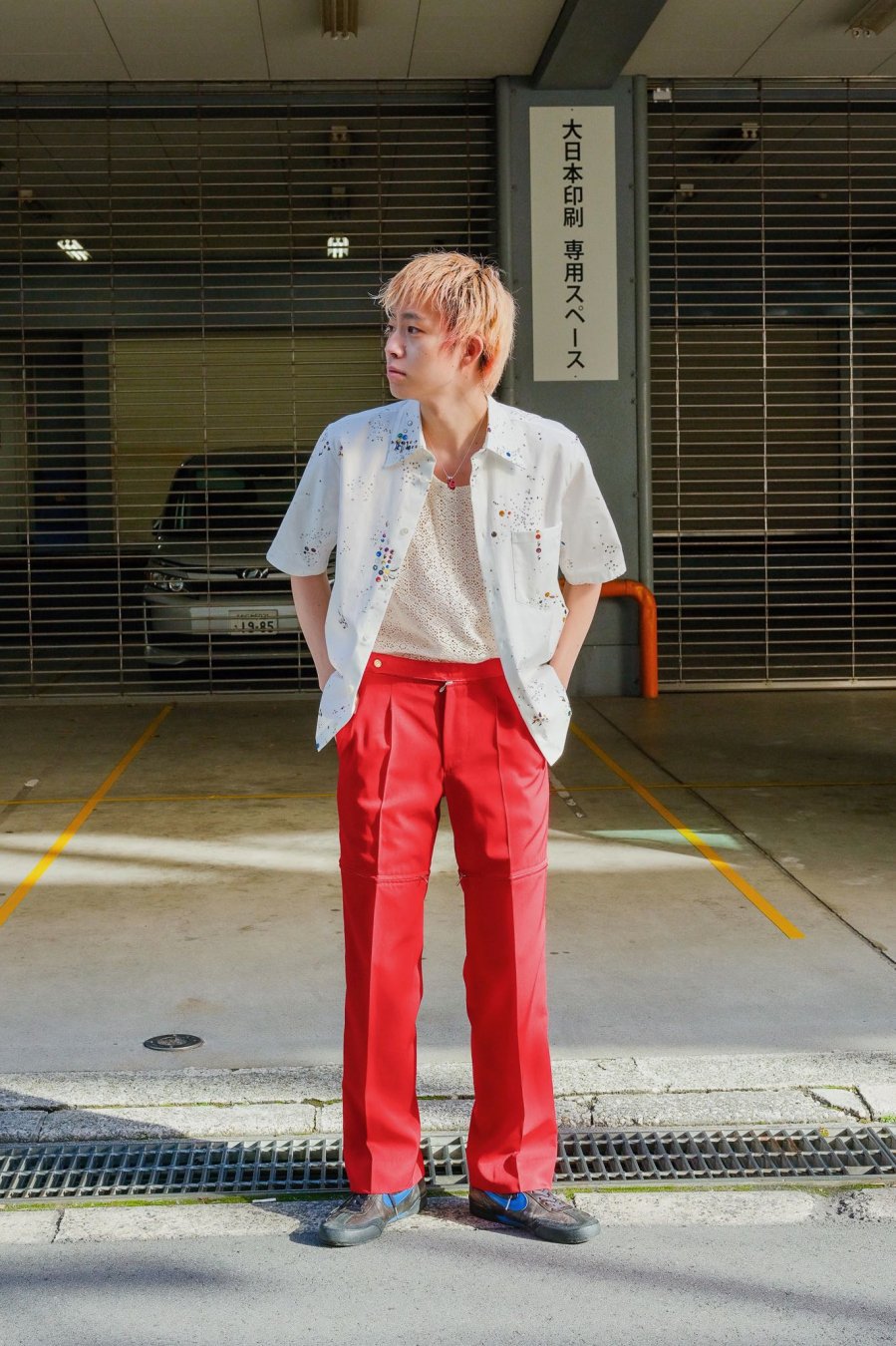 MASU（エムエーエスユー）のSEPARATE TUXEDO TROUSERS CRIMSON REDの通販サイト-大阪 堀江 PALETTE art  alive（パレットアートアライヴ）-