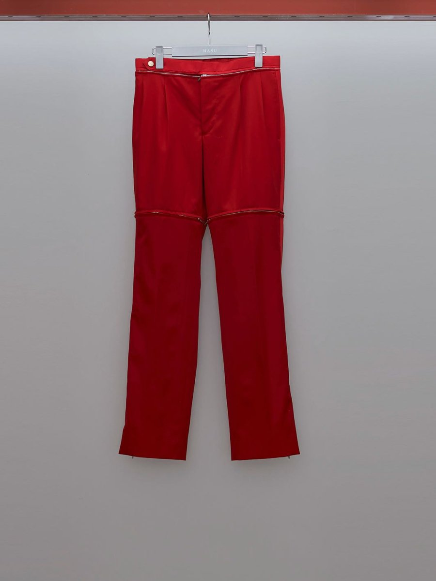 MASU  23SS SEPARATE TUXEDO TROUSERS(CRIMSON RED)<img class='new_mark_img2' src='https://img.shop-pro.jp/img/new/icons15.gif' style='border:none;display:inline;margin:0px;padding:0px;width:auto;' />