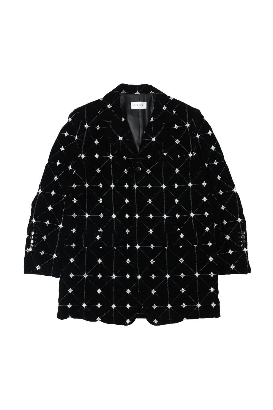 BELPER（ベルパー）のEMBROIDERY VELVET JACKET（ジャケット）の通販 ...