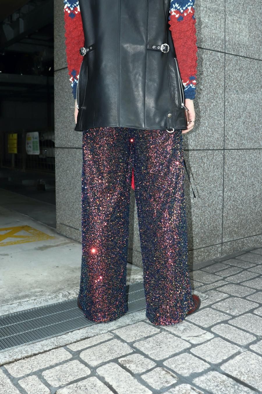 スタイルズ(STYLES) MASU 23SS DISCO BAGGY EASY PANT スパンコール46