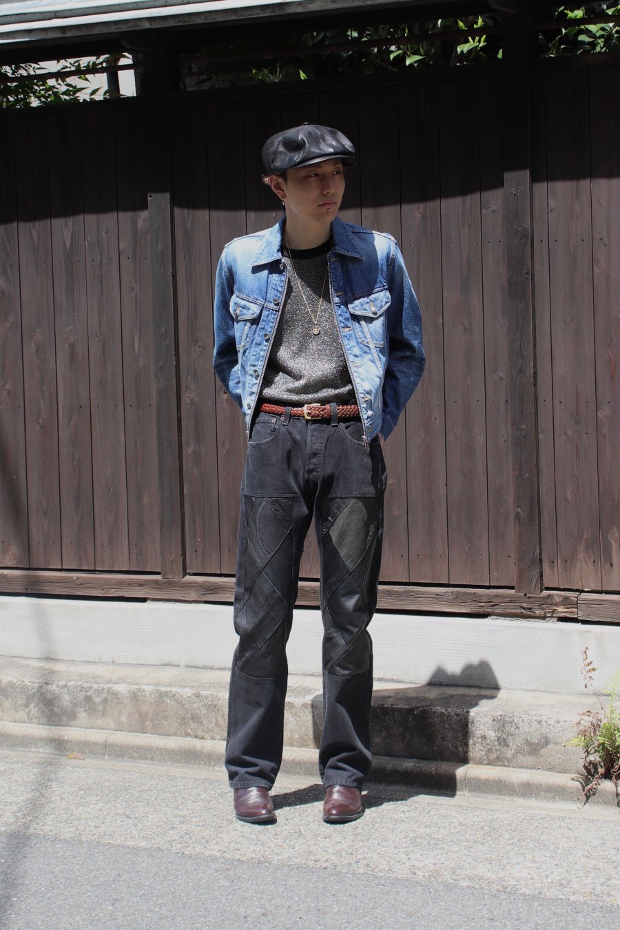 MASU（エムエーエスユー）のFADED DENIM TRUCKER JACKET INDIGOの通販 