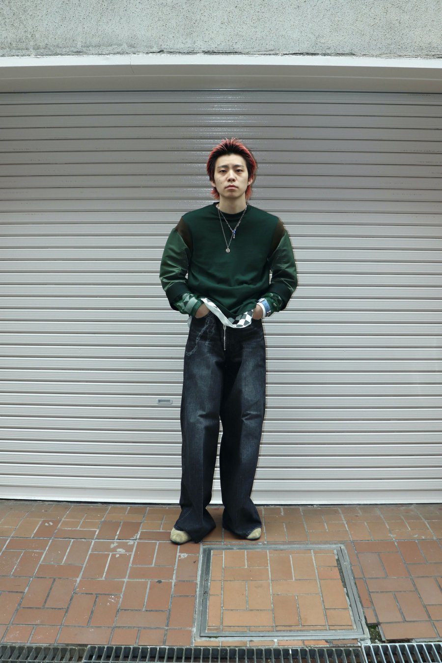 MASU（エムエーエスユー）のFADED BAGGY FIT JEANS BLACKの通販サイト 