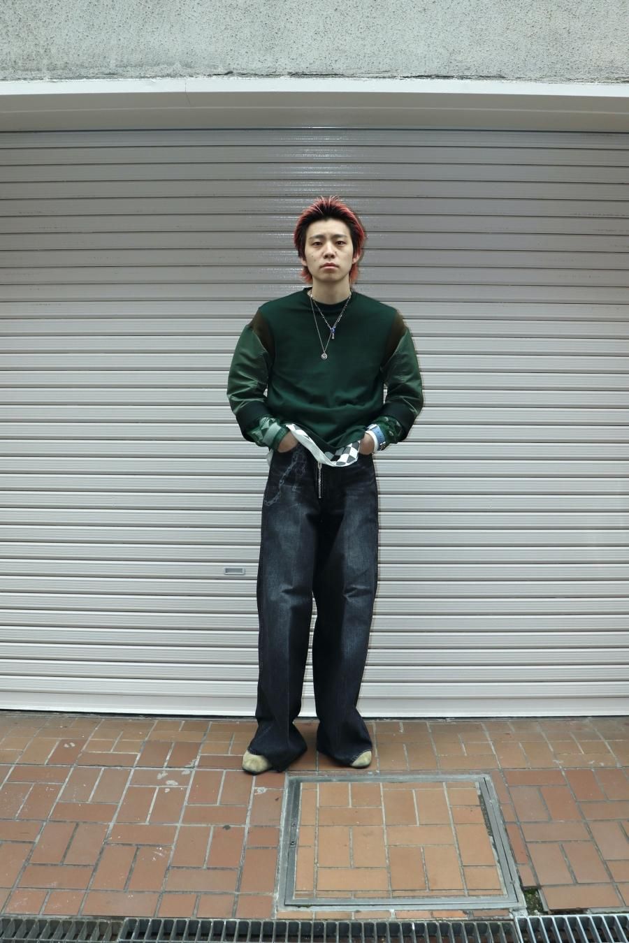 MASU（エムエーエスユー）のFADED BAGGY FIT JEANS BLACKの通販