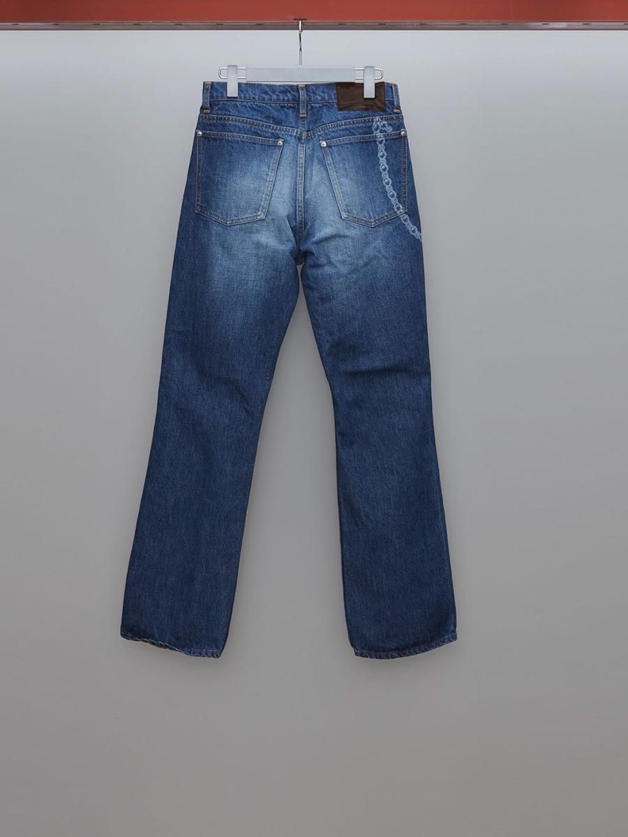 MASU（エムエーエスユー）のDAMAGED FLARE FIT JEANS