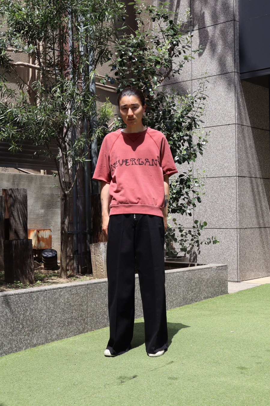 masu  23ss 半袖スウェットシャツ