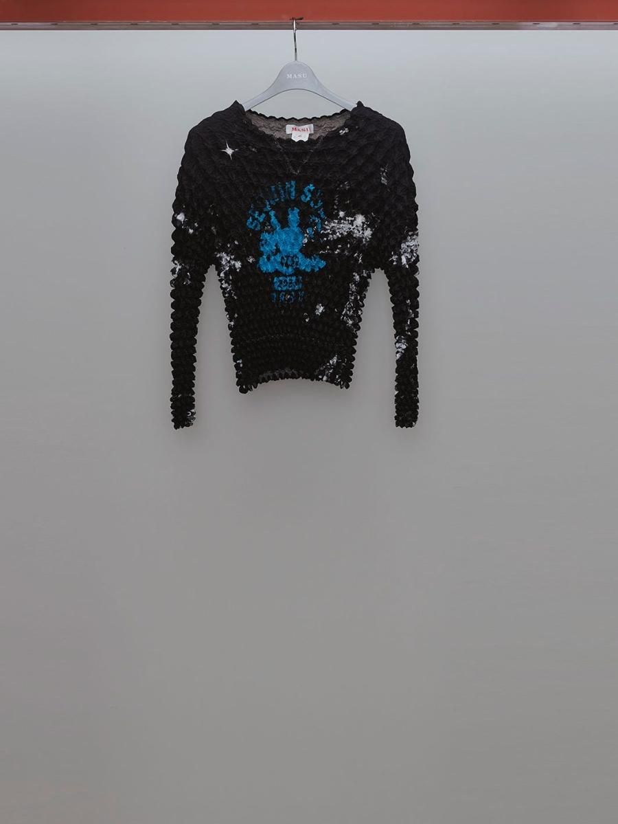 MASU（エムエーエスユー）のPOPCORN SWEATSHIRT BLACKの通販