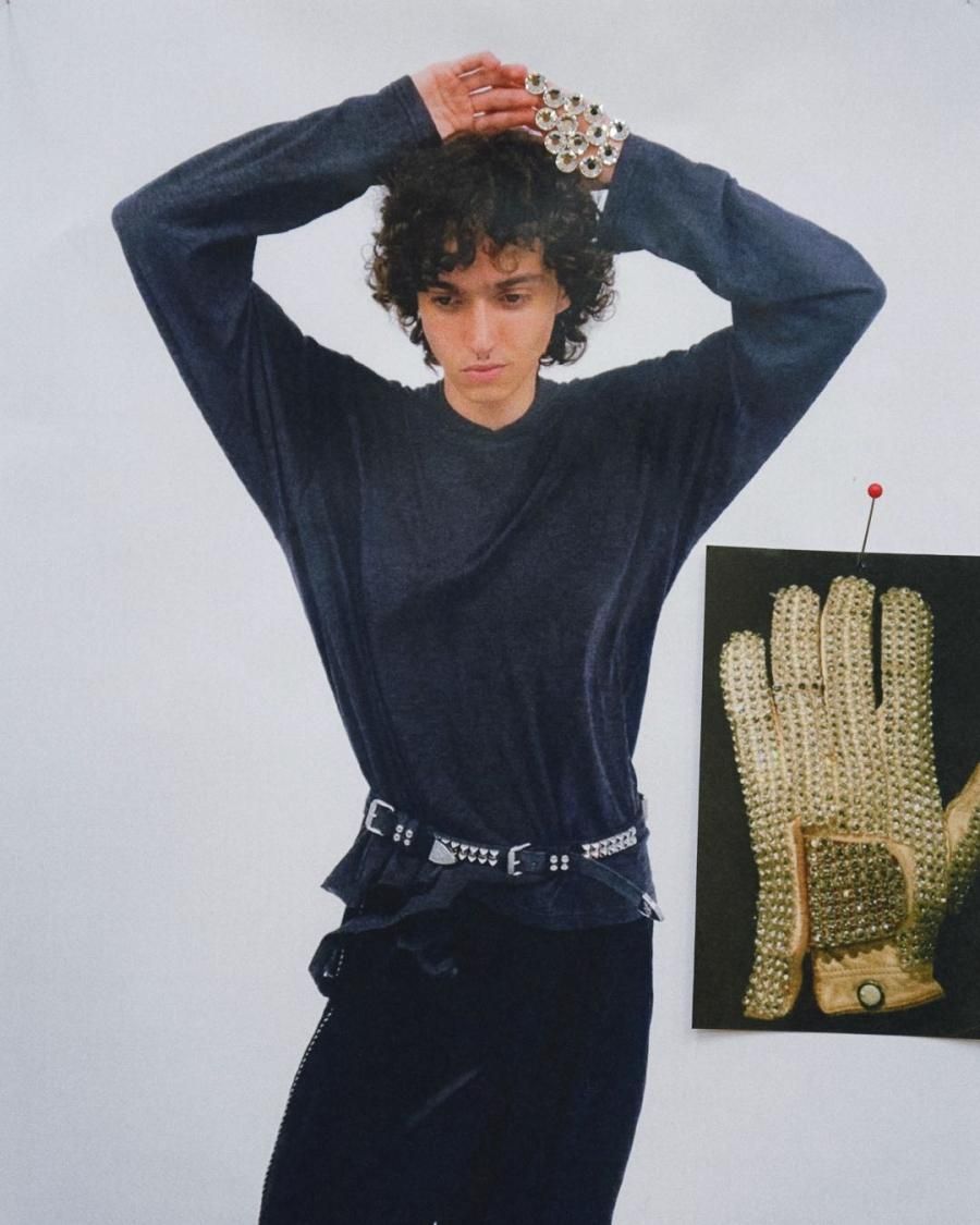 MASU(エムエーエスユー)のDENIM STUDS BELT BLACKの通販サイト MASU(エムエーエスユー)のDENIM STUDS BELT BLACKの通販サイト