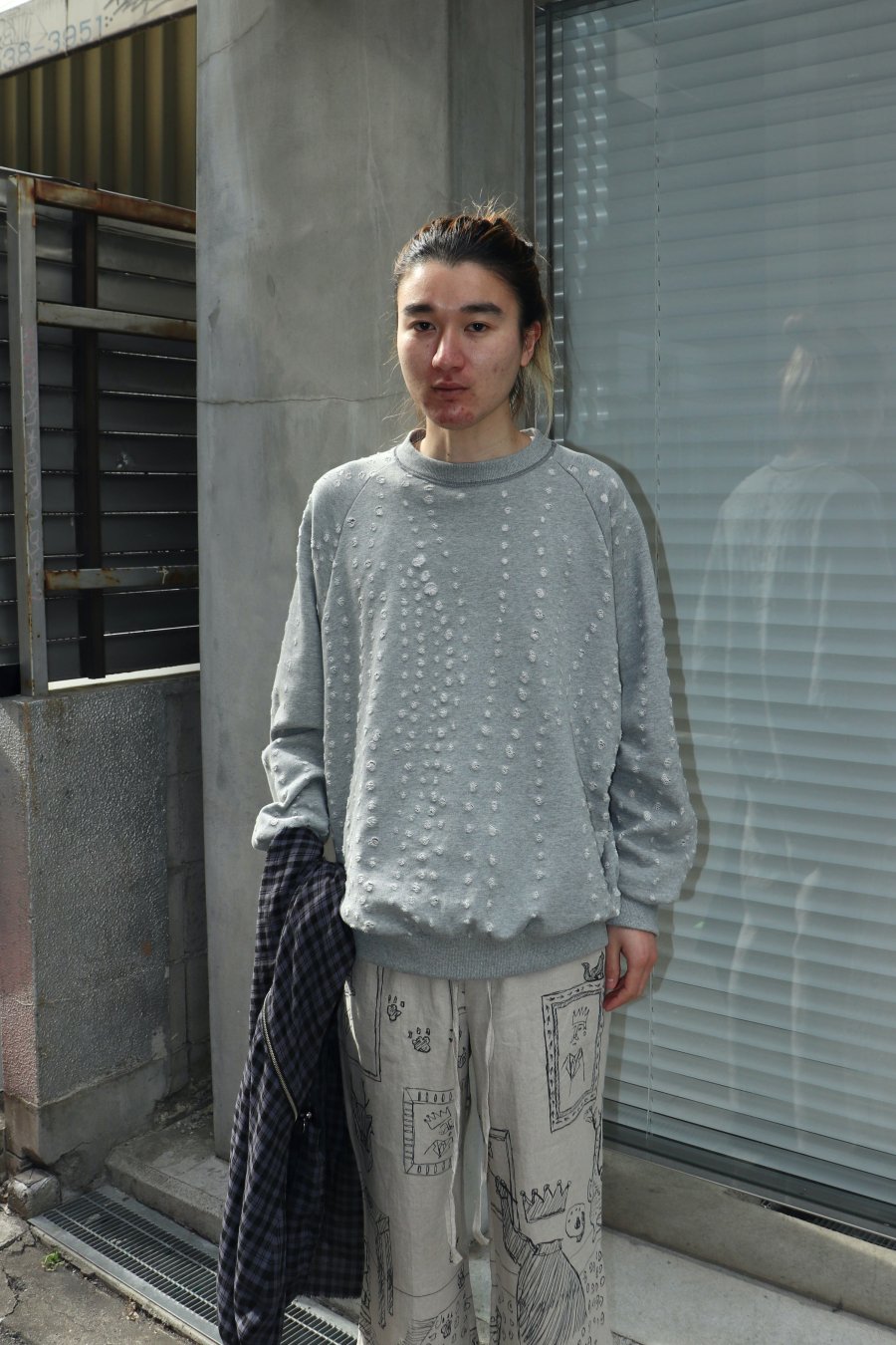 SHINYAKOZUKA（シンヤコズカ）のMASSIVE SLEEVES HEATHER（トップス