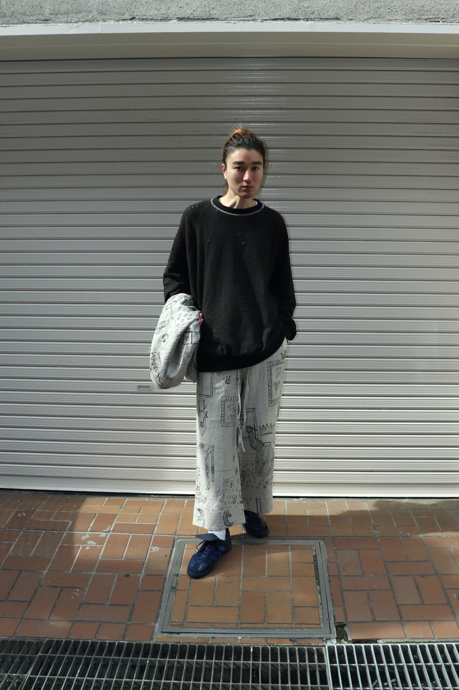 SHINYAKOZUKA（シンヤコズカ）のMASSIVE SLEEVES MOSS BLACK（トップス