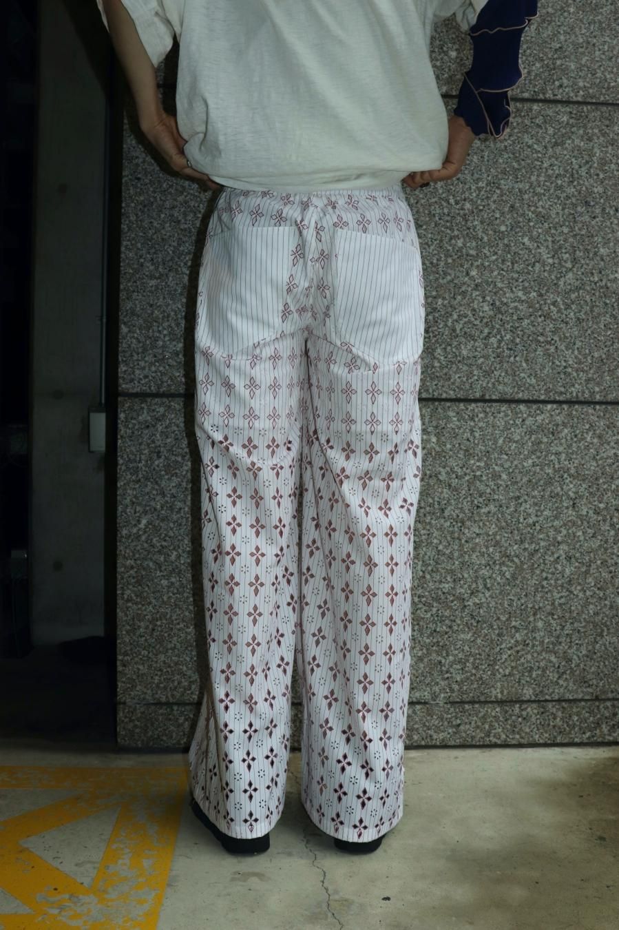 MASU（エムエーエスユー）のDIAMOND-CUT PAJAMA PANTS REDの通販サイト-大阪 堀江 PALETTE art  alive（パレットアートアライヴ）-