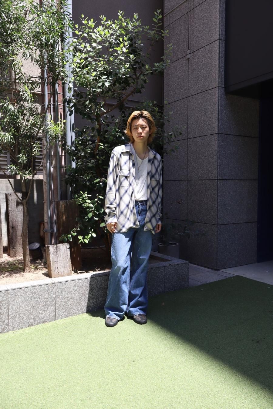 MASU PRINT JACK T-SHIRT ホワイト MASU（エムエーエスユー）のPRINT JACK T-SHIRT WHITEの通販