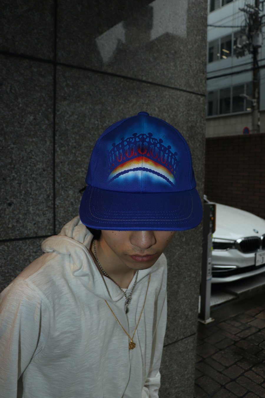 MASU（エムエーエスユー）のTIARA GRAFFITI CAP BLUEの通販サイト-大阪 