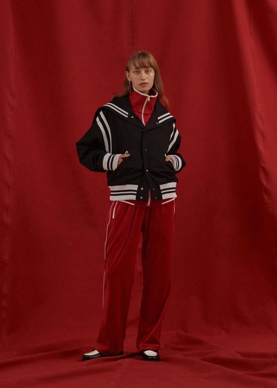 LITTLEBIG（リトルビッグ）のVelour Track Pants-1 Red or Green（トラックパンツ）の通販サイト-大阪 堀江  PALETTE art alive（パレットアートアライヴ）-