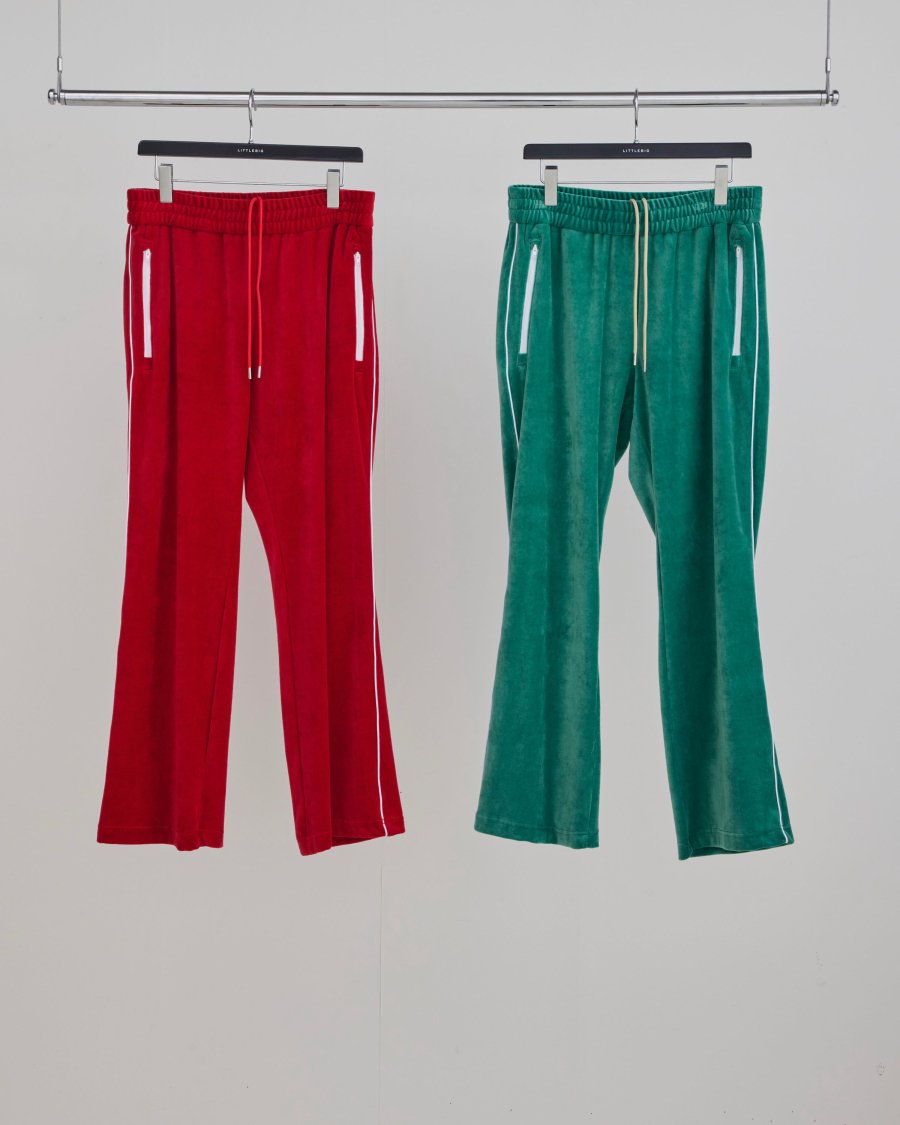 LITTLEBIG  Velour Track Pants-1(Red or Green)<img class='new_mark_img2' src='https://img.shop-pro.jp/img/new/icons15.gif' style='border:none;display:inline;margin:0px;padding:0px;width:auto;' />