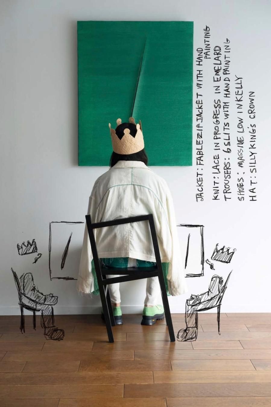 SHINYAKOZUKA(シンヤコズカ)のFABLE ZIP JK WITH PAINTING(ジャケット