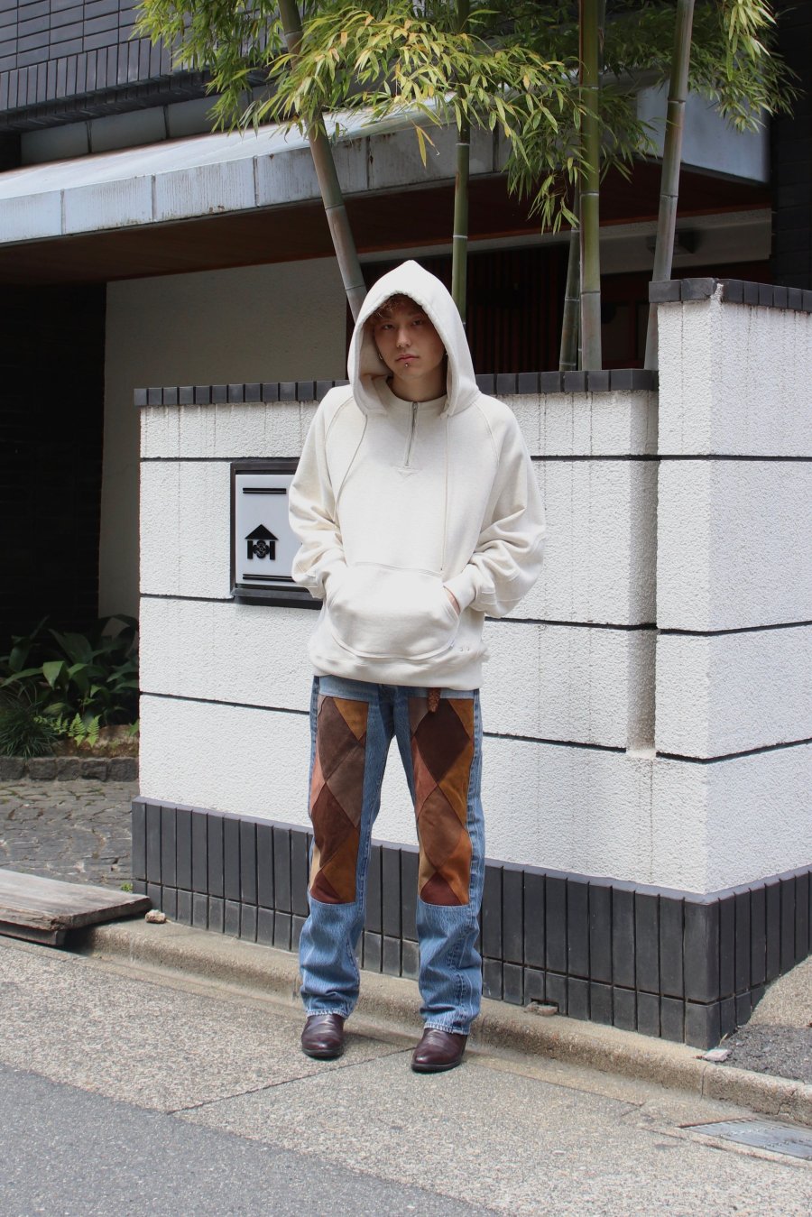 SUGARHILL（シュガーヒル）のATTACHED ZIP-UP HOODIE IVORY WHITEの通販サイト-大阪 堀江 PALETTE  art alive（パレットアートアライヴ）-