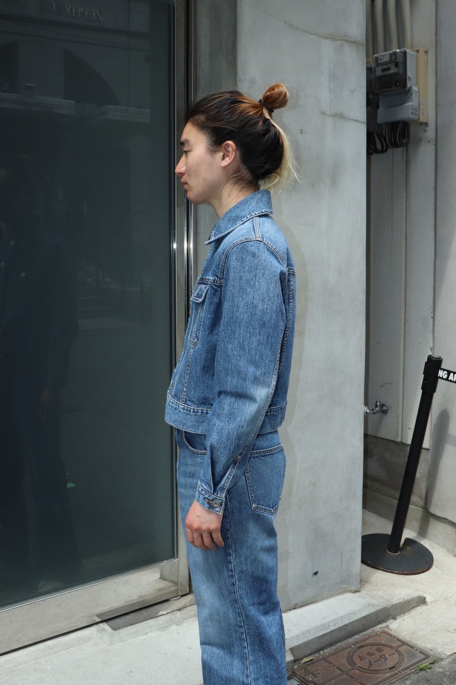 LITTLEBIG（リトルビッグ）のDenim Blouson Bio Bleach Indigo or  Black（デニムジャケット）の通販サイト-大阪 堀江 PALETTE art alive（パレットアートアライヴ）-