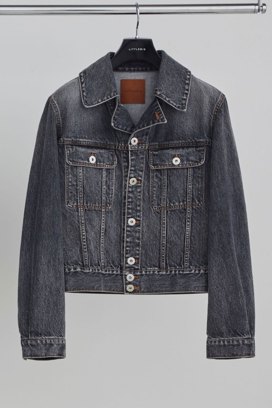 LITTLEBIG（リトルビッグ）のDenim Blouson Bio Bleach Indigo or  Black（デニムジャケット）の通販サイト-大阪 堀江 PALETTE art alive（パレットアートアライヴ）-