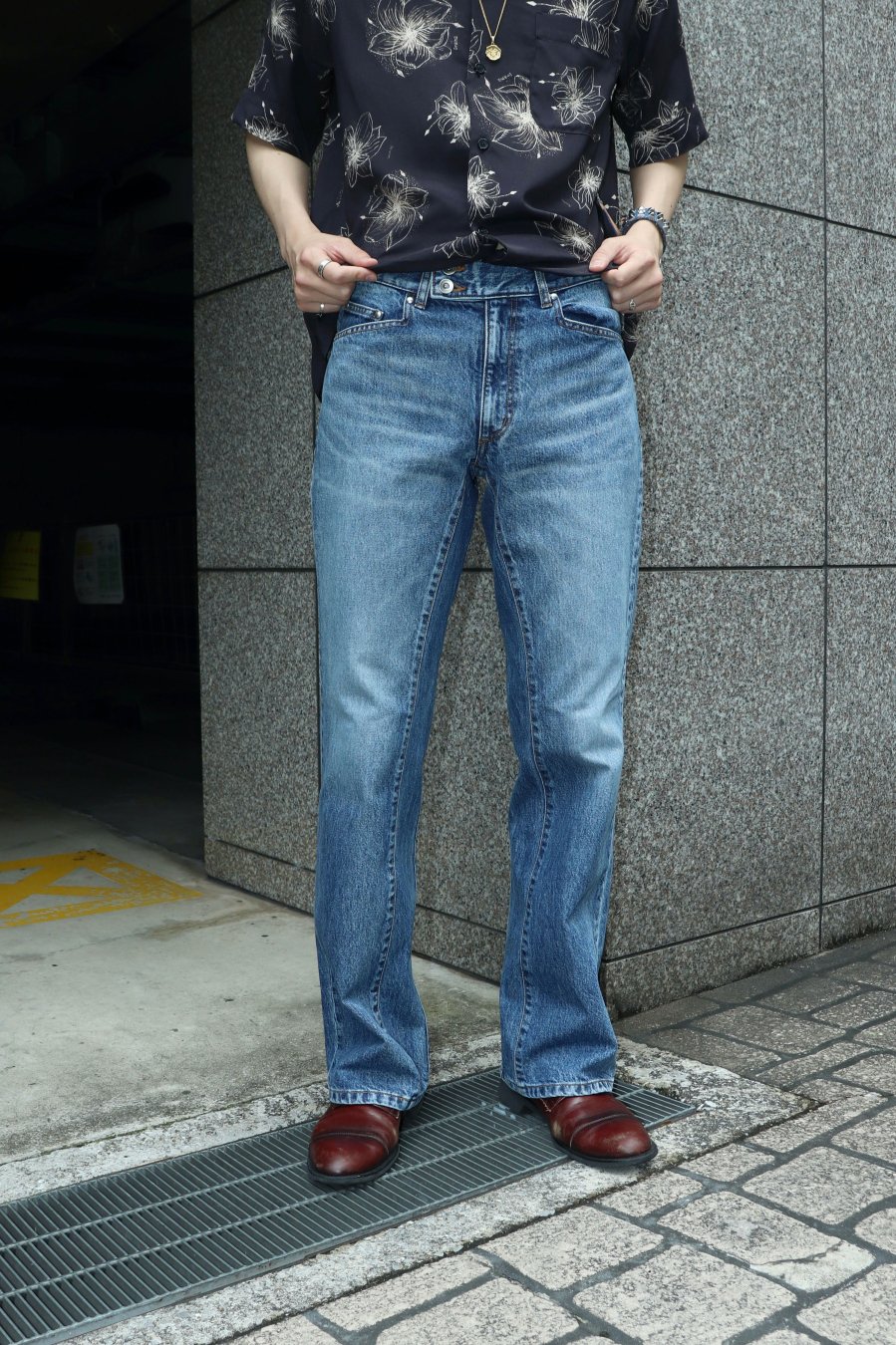 LITTLEBIG（リトルビッグ）のBootcut Denim Bio Bleach Indigo or